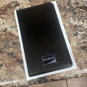 Discover Premium Restaurant Waiter Waitress Double Panel Checkbook Presenter